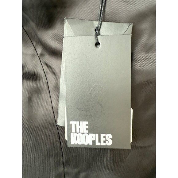 NWT The Kooples Blazer Burgundy Crepe French Designer Size FR/36‎ US/4 - Picture 15 of 16